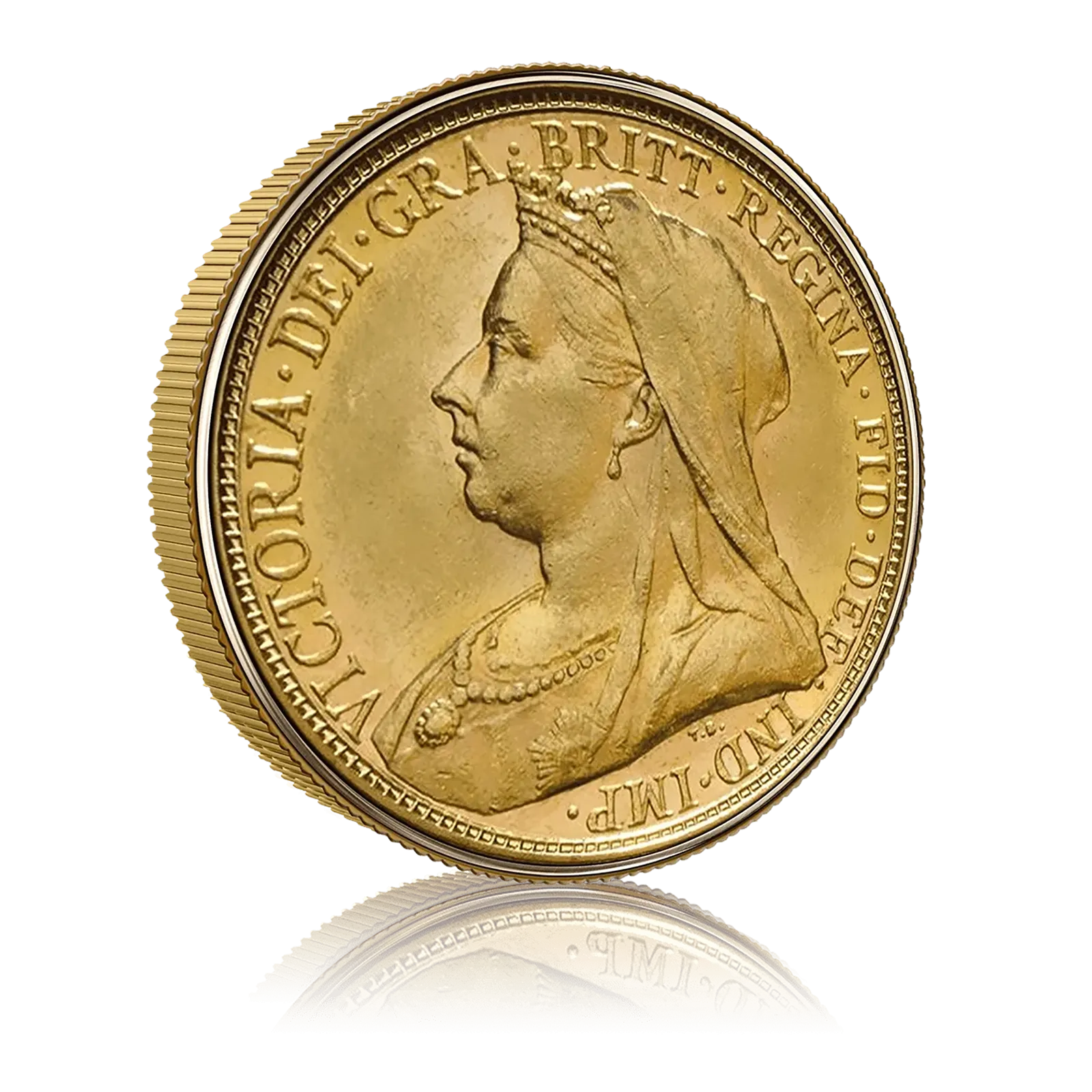 Gold Sovereign Queen Victoria, Veil Head (1893-1901) 4